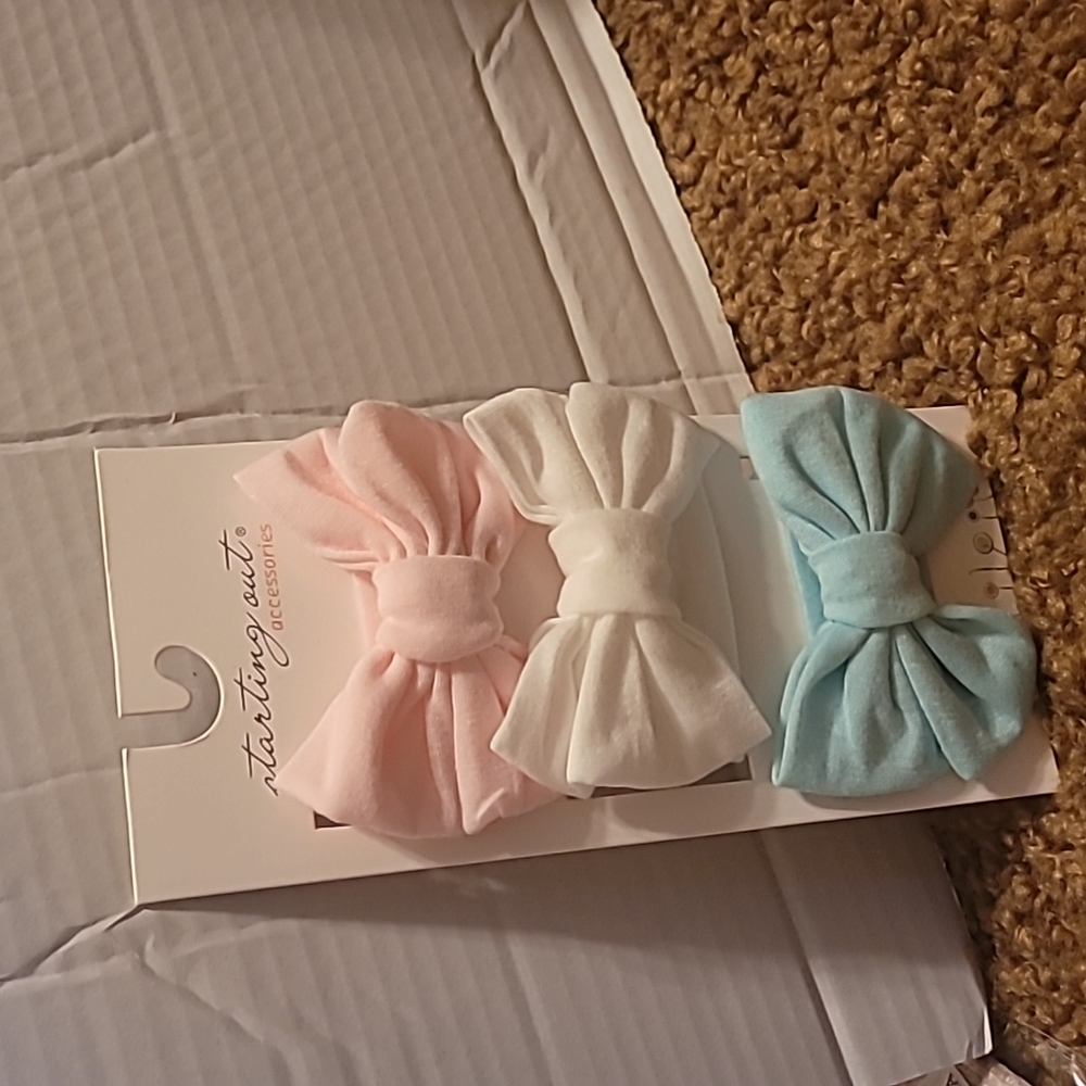 🎀🎀STARTING OUT HEADBAND SET  PINK/WHITE/GREEN